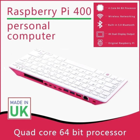 Raspberry Pi 400 - (US Keyboard) Main Unit Only